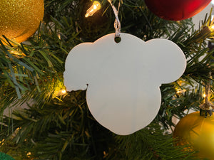 Santa Mouse Enchanted Ornament - EnchantedByGi