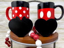Load image into Gallery viewer, Mr. &amp; Mrs. Mouse Hearts Trinket - EnchantedByGi
