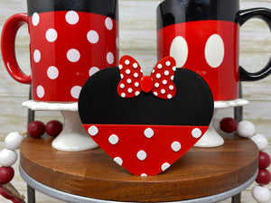 Mr. & Mrs. Mouse Hearts Trinket - EnchantedByGi