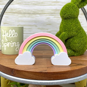 pastel rainbow tray trinket