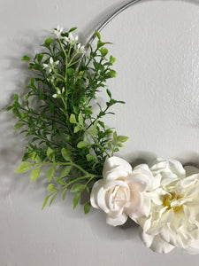 10 in. Pastel Spring Flower Enchanted Wreath - EnchantedByGi